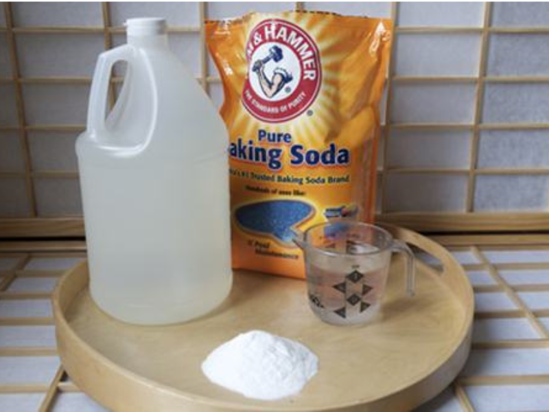 Cách thông bồn cầu bằng baking soda