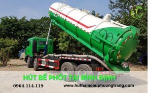 hút bể phốt tại Bình Định