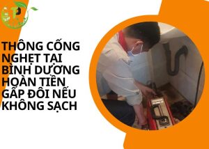 Thông cống nghẹt tại Bình Dương