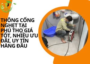 Thông cống nghẹt tại Phú Thọ