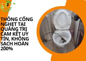 Thông cống nghẹt tại Quảng Trị