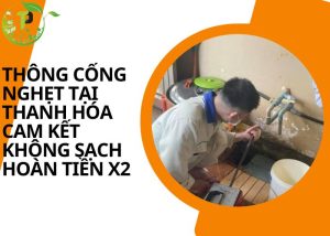 Thông cống nghẹt tại Thanh Hóa