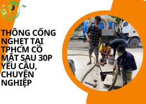 Thông cống nghẹt tại TPHCM