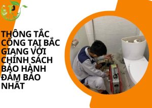 Thông tắc cống tại Bắc Giang