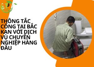 Thông tắc cống tại Bắc Kạn