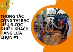 Thông tắc cống tại Bạc Liêu