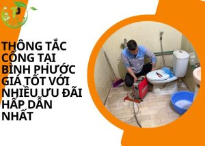 Thông tắc cống tại Bình Phước