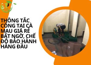 Thông tắc cống tại Cà Mau