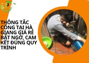 Thông tắc cống tại Hà Giang