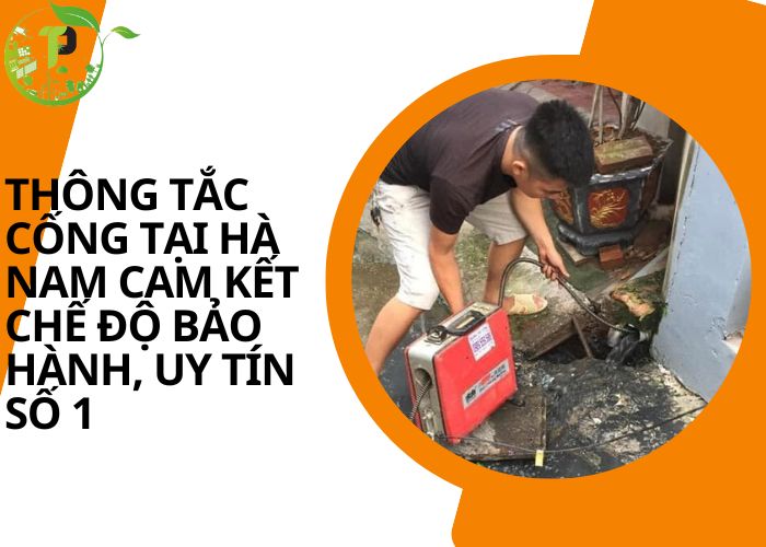 Thông tắc cống tại Hà Nam