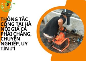 Thông tắc cống tại Hà Nội