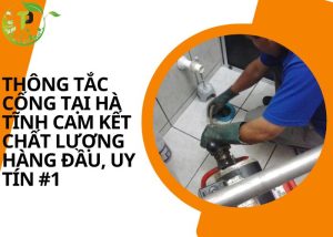 Thông tắc cống tại Hà Tĩnh