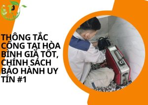 Thông tắc cống tại Hòa Bình