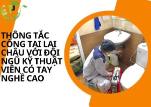 Thông tắc cống tại Lai Châu