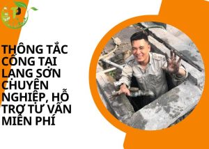 Thông tắc cống tại Lạng Sơn