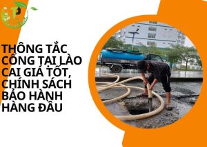 Thông tắc cống tại Lào Cai