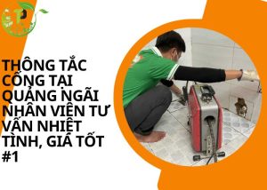 Thông tắc cống tại Quảng Ngãi