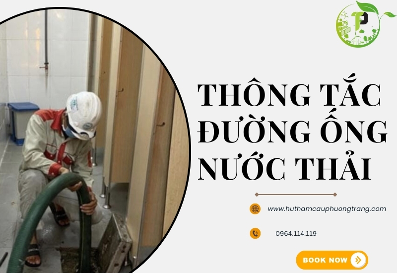 Thông tắc đường ống nước thải