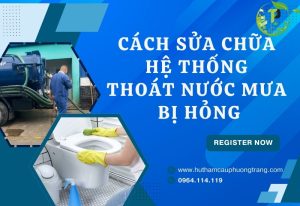 cach sua chua he thong thoat nuoc mua bi hong