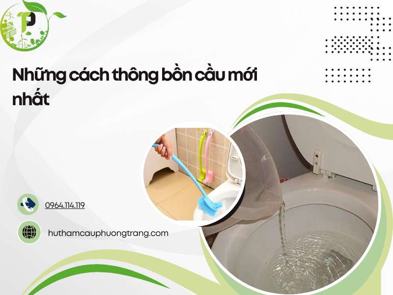 những cách thông bồn cầu mới nhất