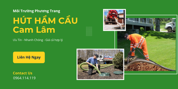 hút hầm cầu cam lâm