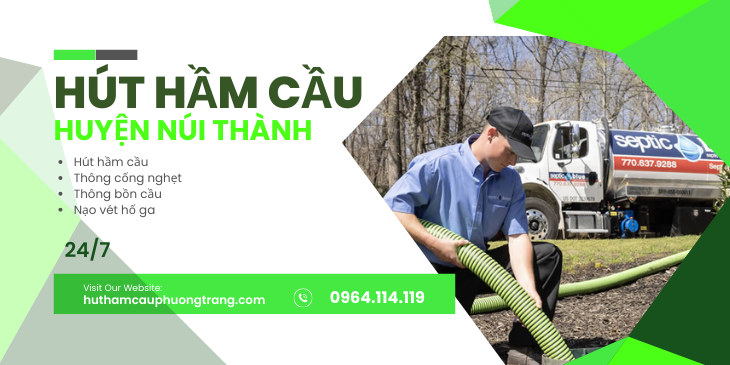 hút hầm cầu núi thành