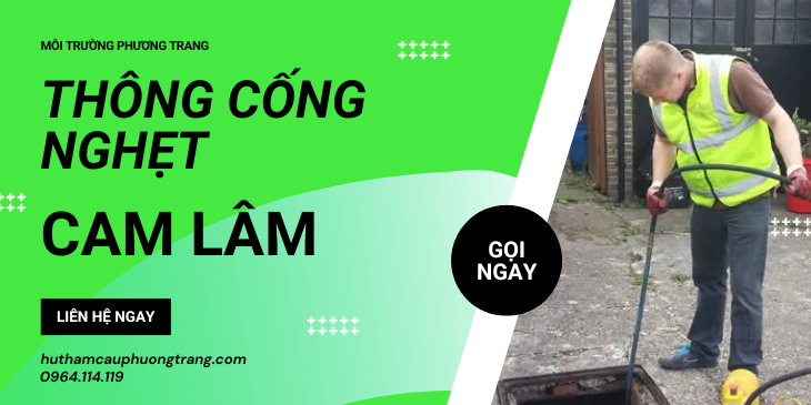 thông cống nghẹt Cam Lâm