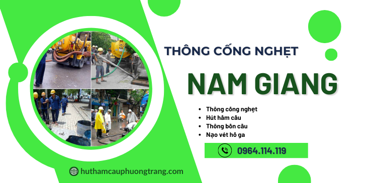 thông cống nghẹt nam giang