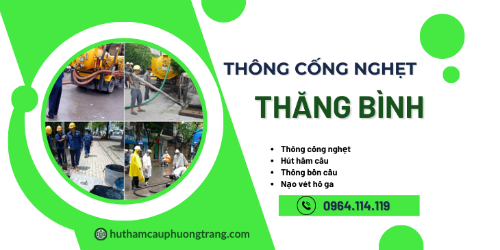 thông cống nghẹt thăng bình