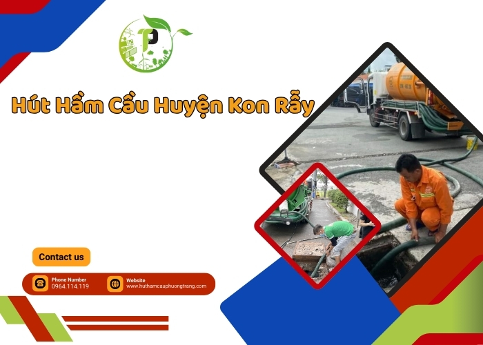 hút hầm cầu huyện Kon Rẫy