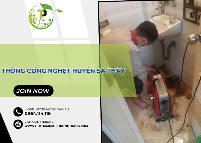 thông cống nghẹt huyện Sa Thầy